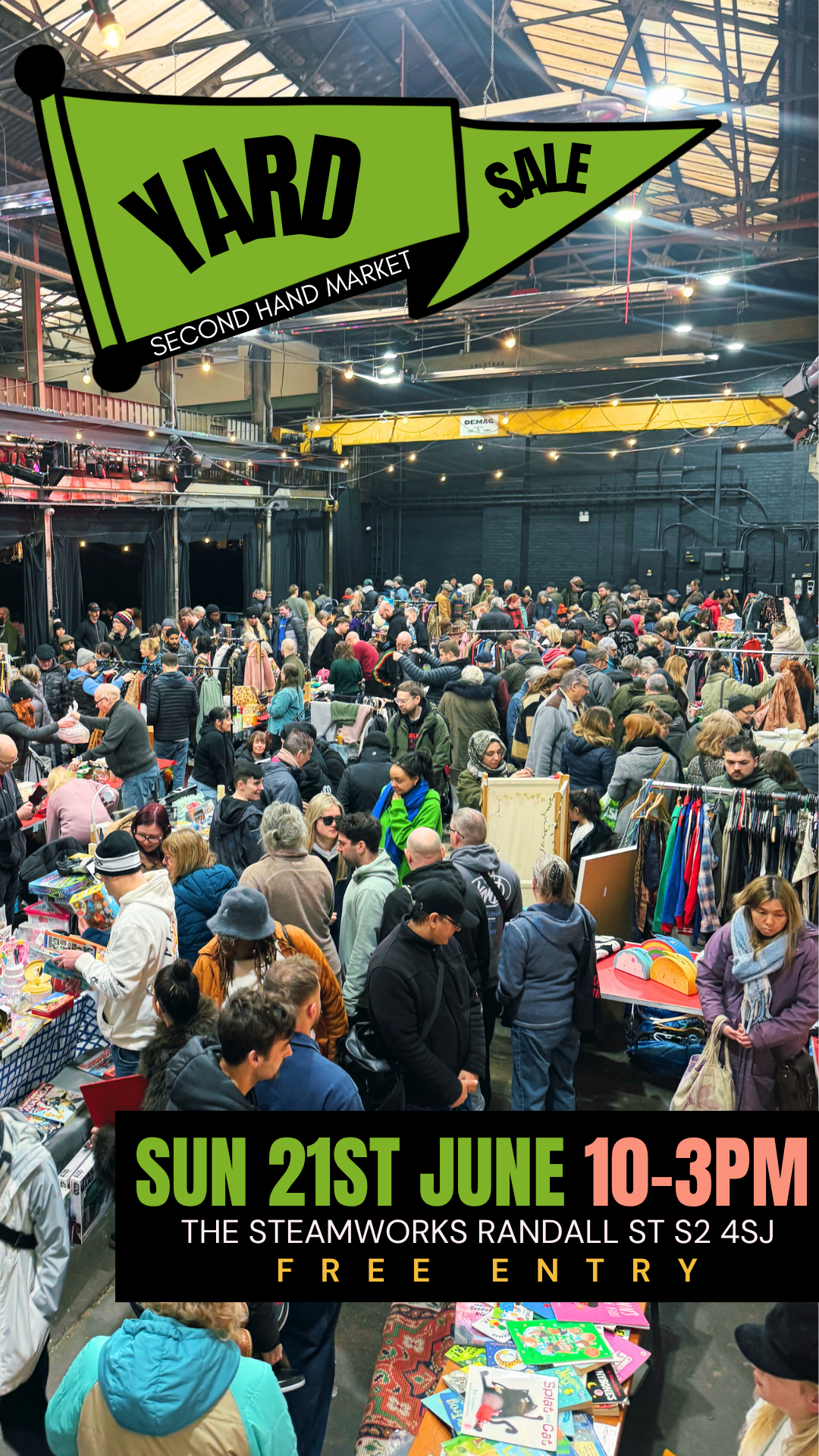 Yard Sale Pitch £18 - Sun 21st June