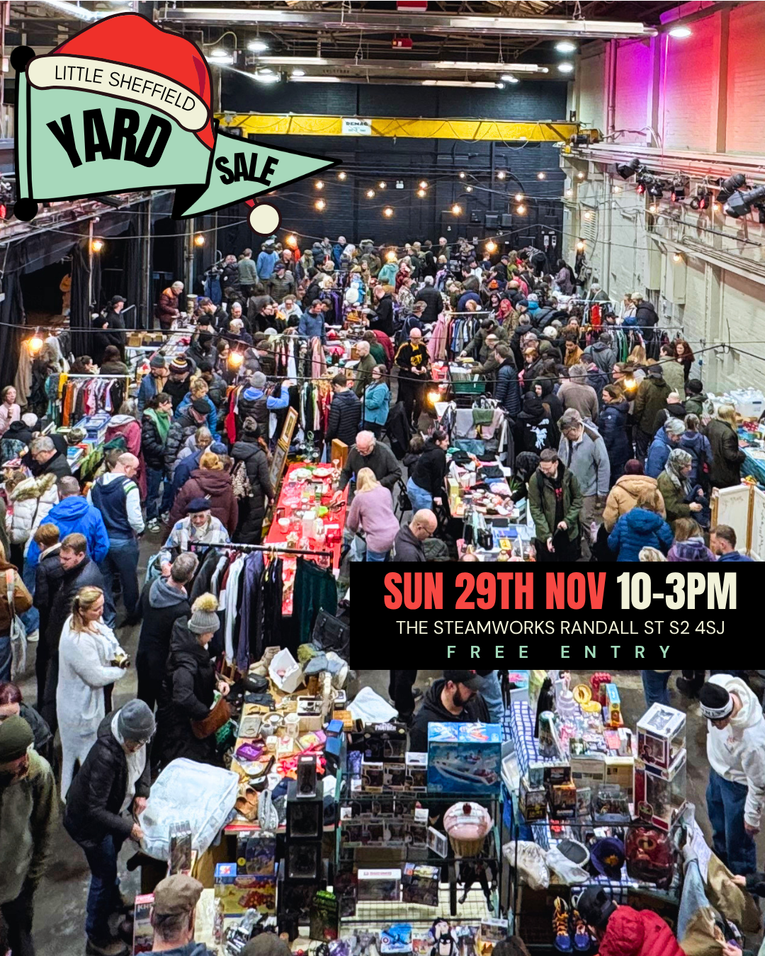 Yard Sale Pitch £18 - Sun 29th November