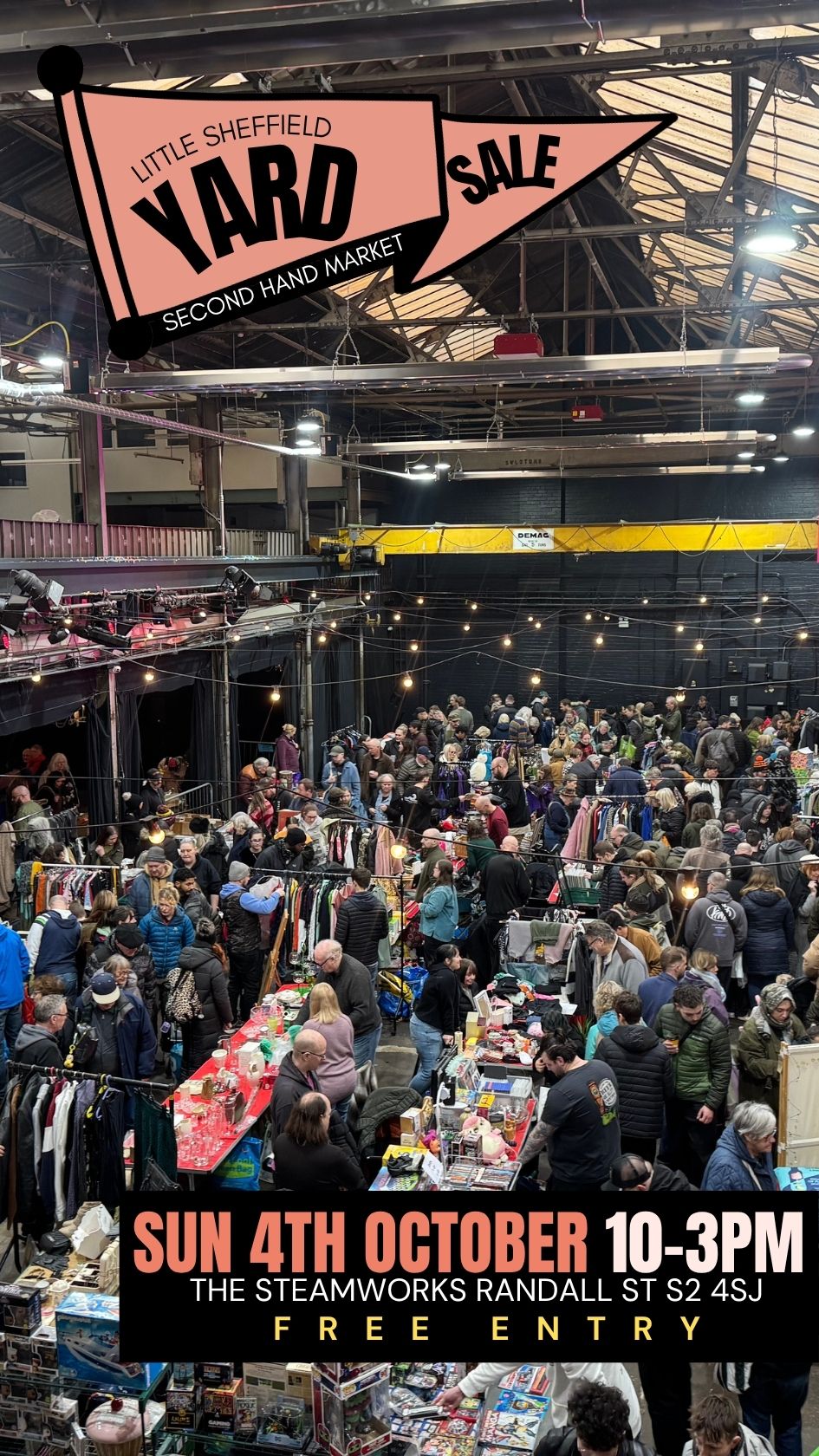 Yard Sale Pitch £18 - Sun 4th October