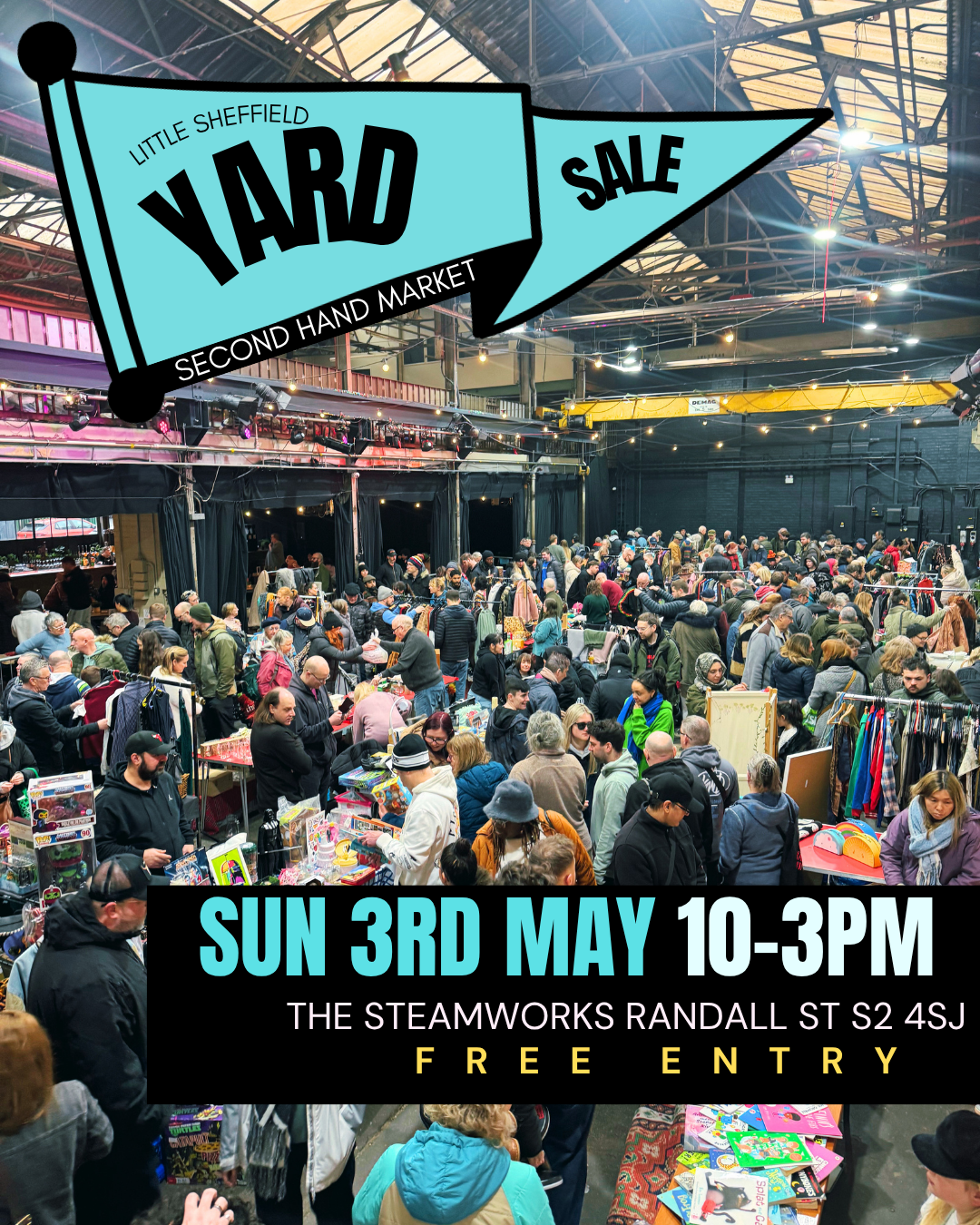 Yard Sale Pitch £18 - Sun 3rd May