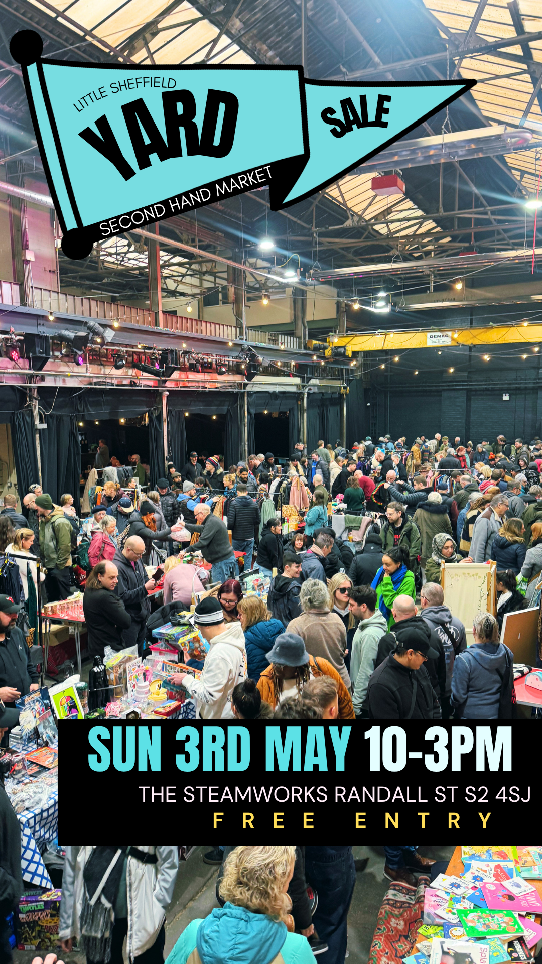 Yard Sale Pitch £18 - Sun 3rd May